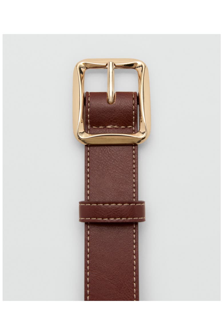 Square Buckle Belt, Alternate, color, BROWN
