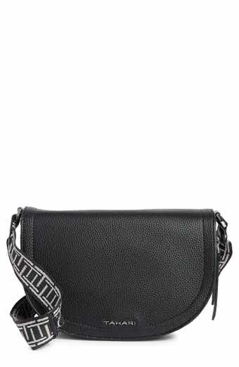 T Tahari Marcy Expandable Crescent Crossbody Bag