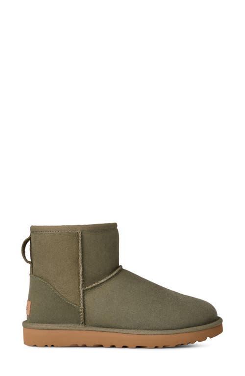 Ugg(r) Ugg Classic Mini Ii Genuine Shearling Lined Boot In Green