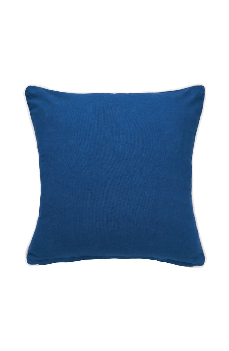 C&F Home American Stars Blue 4th of July Patriotic Square Throw Pillow, 18" x 18" Large, Alternate, color, Blue