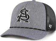 '47 Men's '47  Gray Arizona State Sun Devils Carbon Rope Adjustable Hat