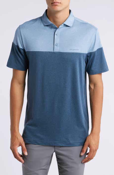 TravisMathew Heater Pro Colorblock Performance Golf Polo