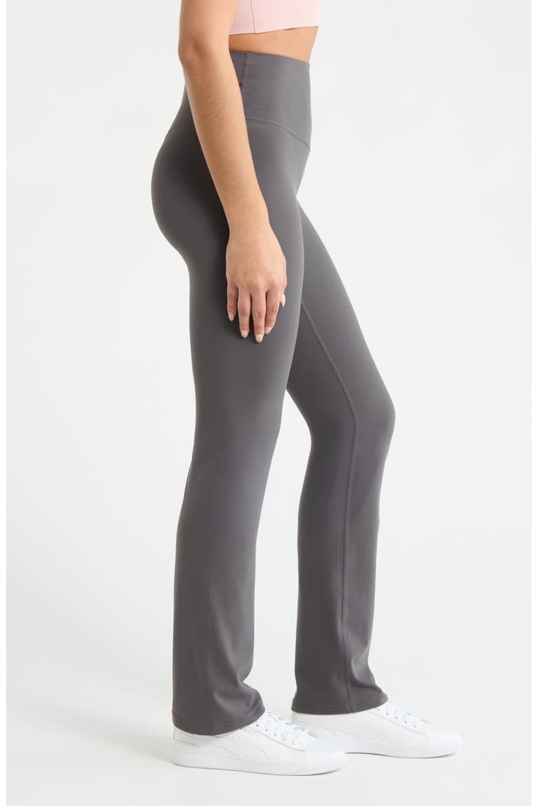 Studio Luxe Bootcut Leggings, Alternate, color, GREY FORGED