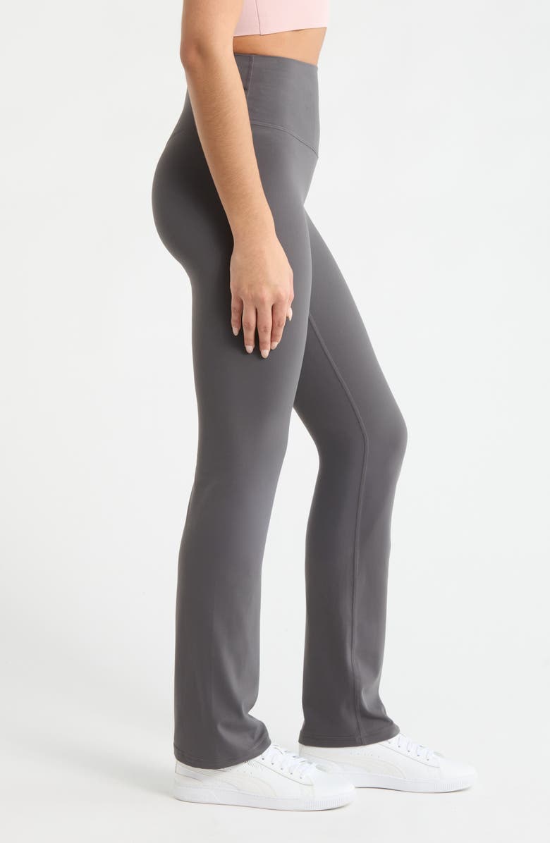 Zella Studio Luxe Bootcut Leggings, Alternate, color, Grey Forged