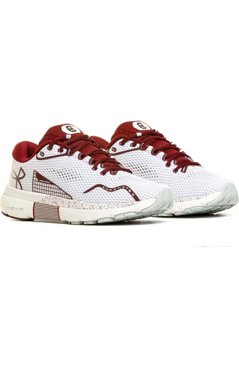 Under Armour Men's Under Armour White South Carolina Gamecocks Infinite 5 Running Shoes, Alternate, color,