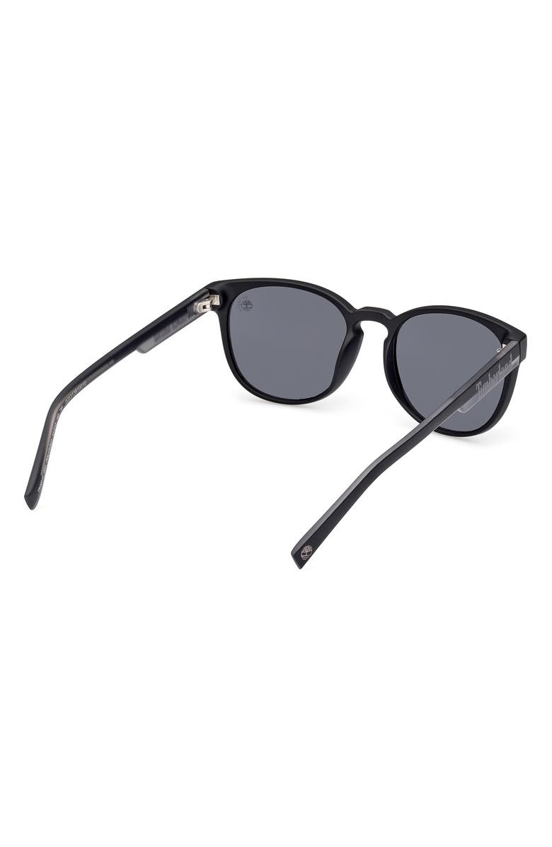 Timberland 51mm Polarized Round Sunglasses, Alternate, color,
