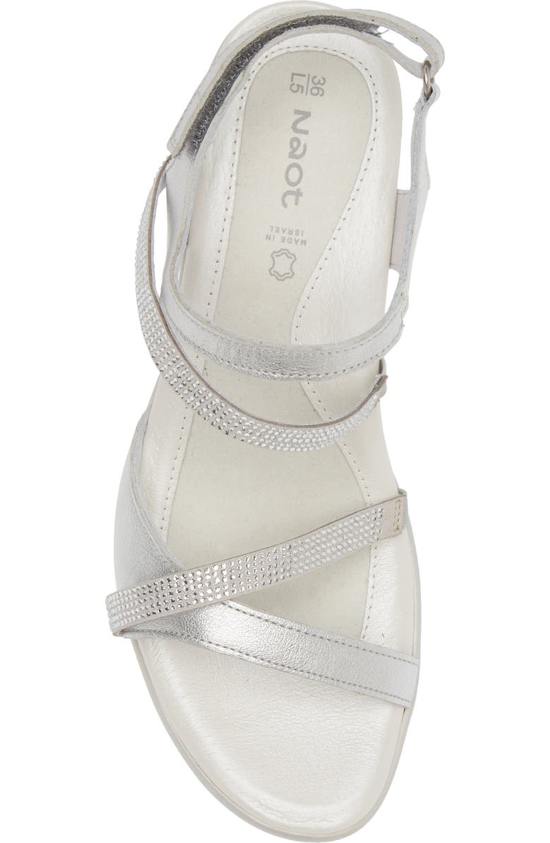 Naot Innovate Sandal, Alternate, color, Soft Silver Leather