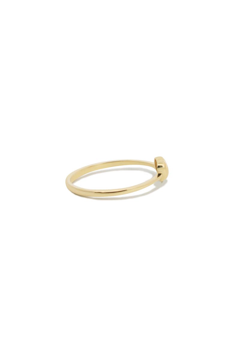 Gold Puffy Heart Ring, Alternate, color, Yellow Gold