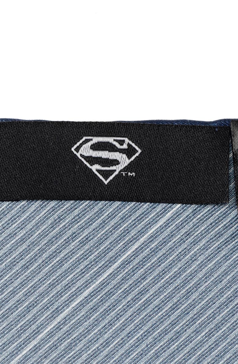 Cufflinks, Inc. Superman Motif Silk Pocket Square, Alternate, color, 