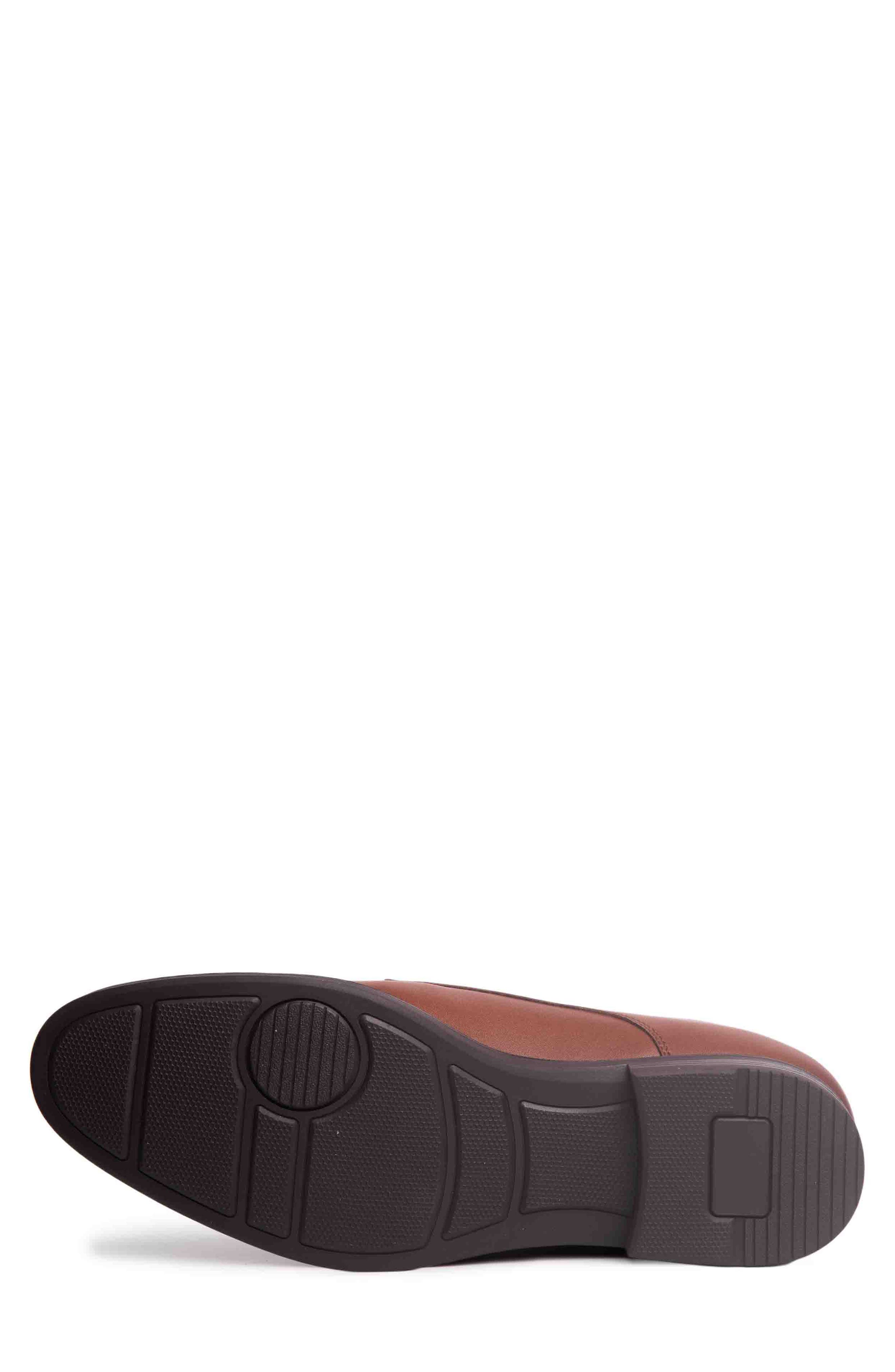 Olive Street Double Monk Dress Oxford, Alternate, color, COGNAC