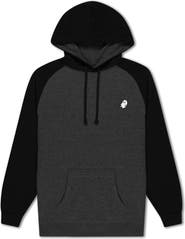 Dalix Mens Ghost Midweight Fleece Raglan Sleeve Hoodie