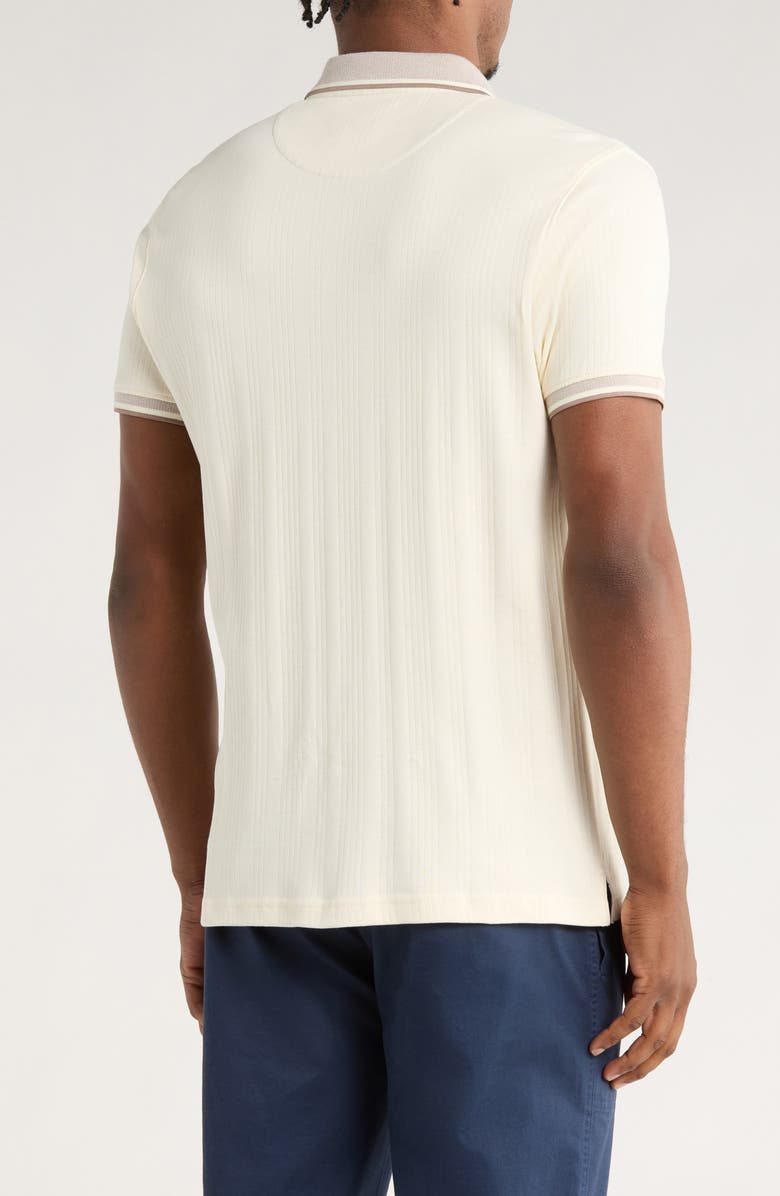 Cactus Man Tipped Half Zip Polo, Alternate, color, Cream