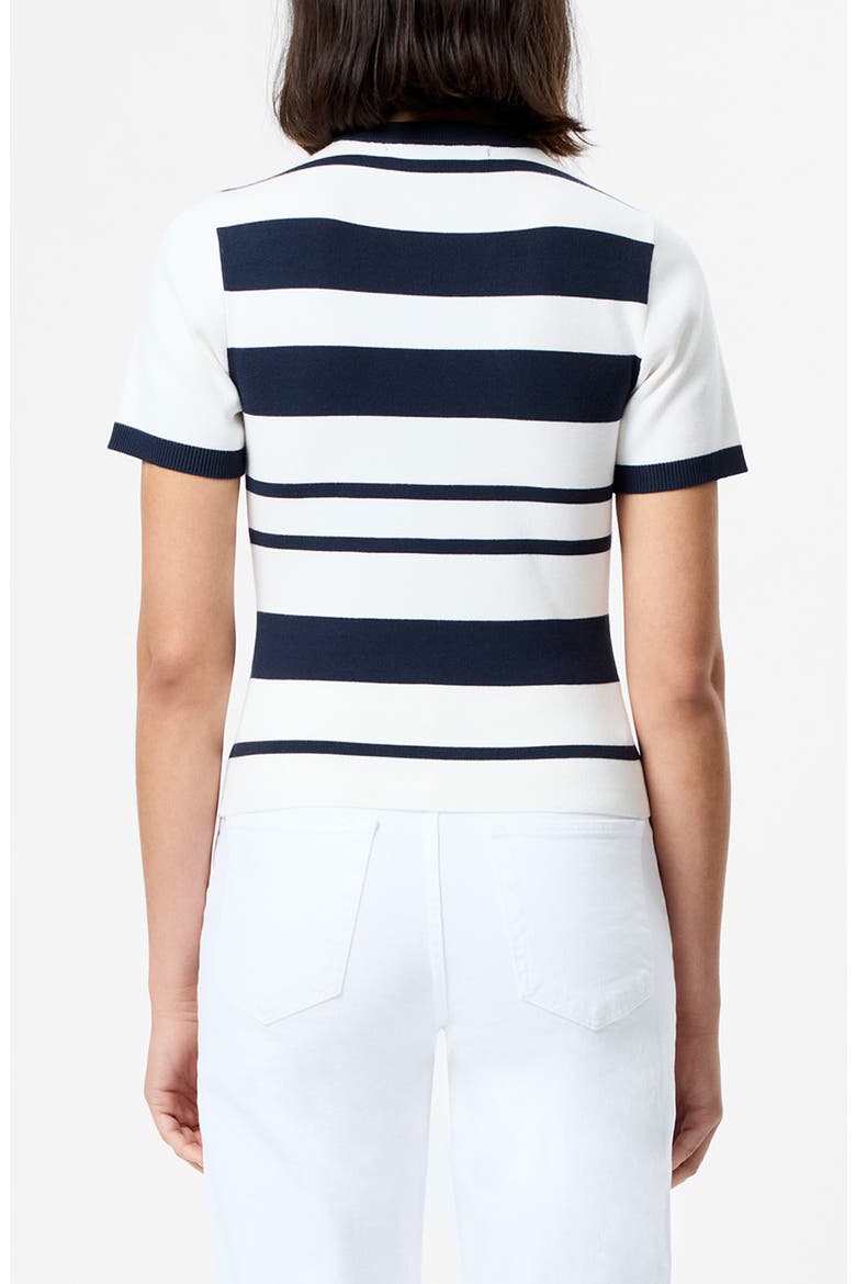 Maxime Stripe Short Sleeve Top, Alternate, color, SUMMERWHITE-MARINE
