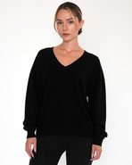 Rebody Active Nora V-Neck Cashmere Sweater