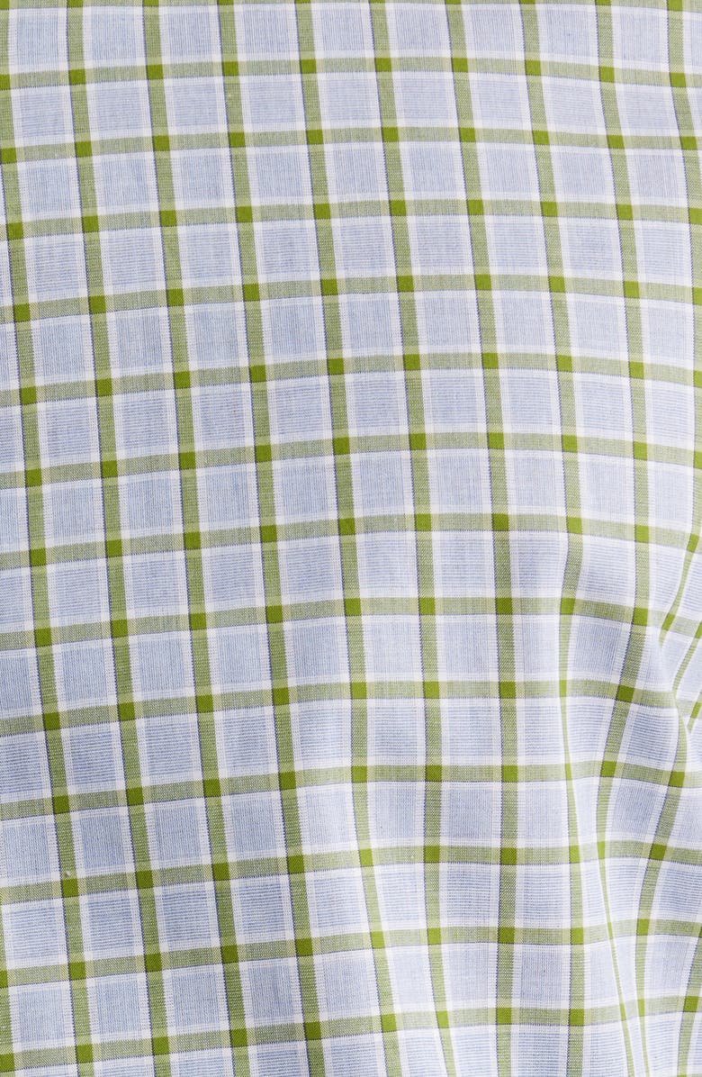 Scott Barber Newport Plaid Cotton Poplin Button-Up Shirt, Alternate, color, 