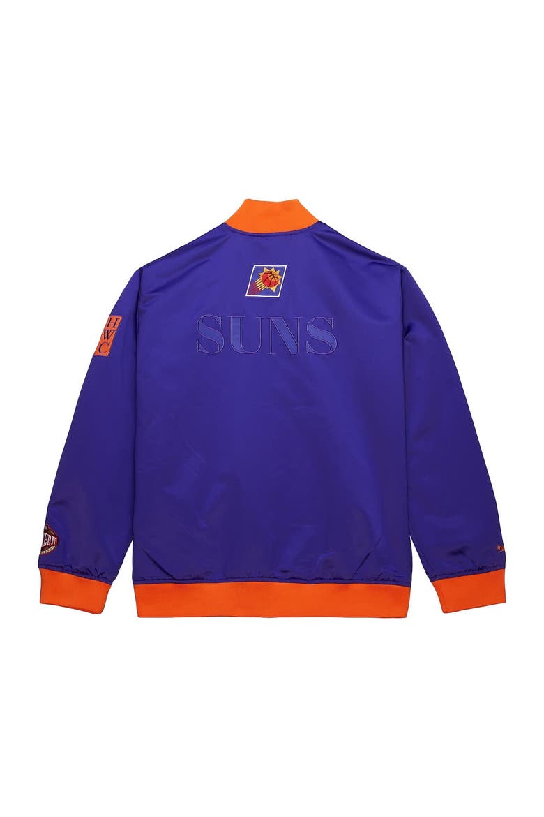 Men's Mitchell & Ness Purple Phoenix Suns Hardwood Classics Team OG 3.0 Lightweight Satin Full-Snap Jacket, Alternate, color, Purple
