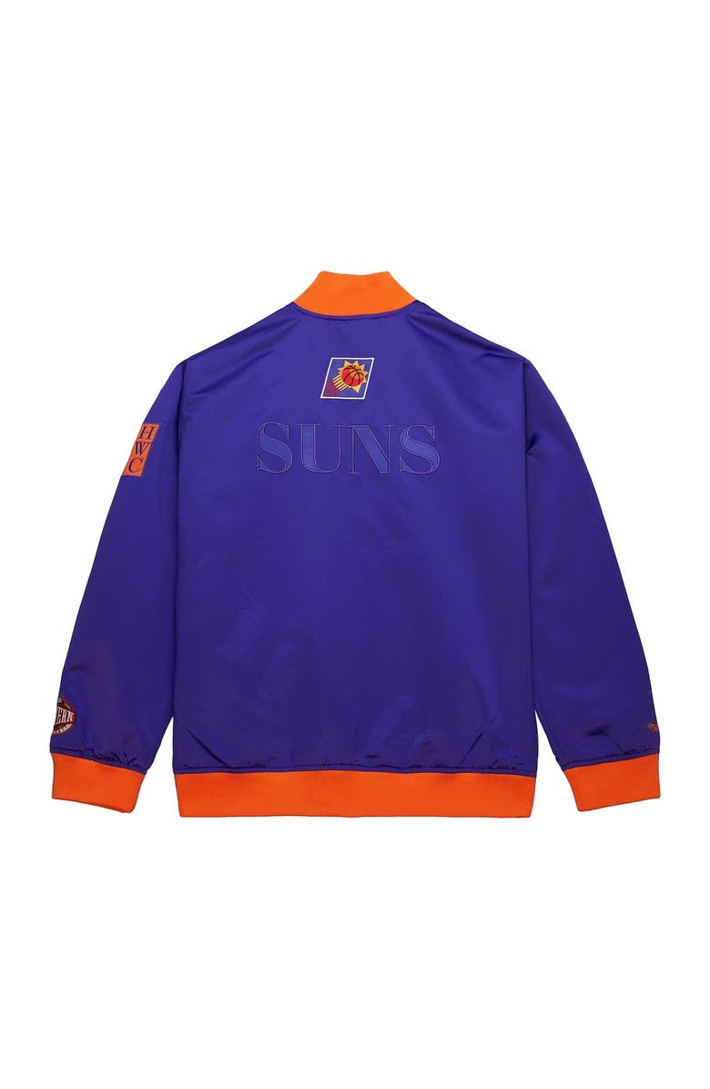 Mitchell & Ness Men's Mitchell & Ness Purple Phoenix Suns Hardwood Classics Team OG 3.0 Lightweight Satin Full-Snap Jacket, Alternate, color, Purple