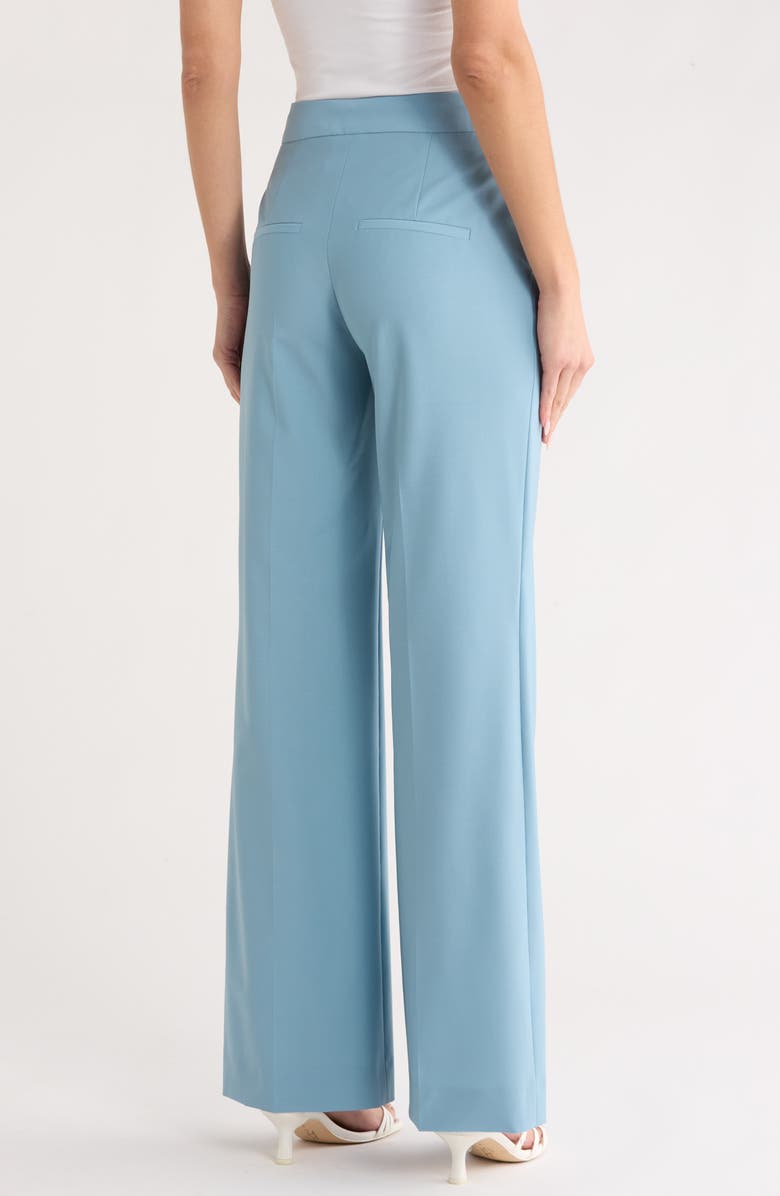 Veronica Beard Tonelli Wool Blend Pants, Alternate, color, Sea Glass