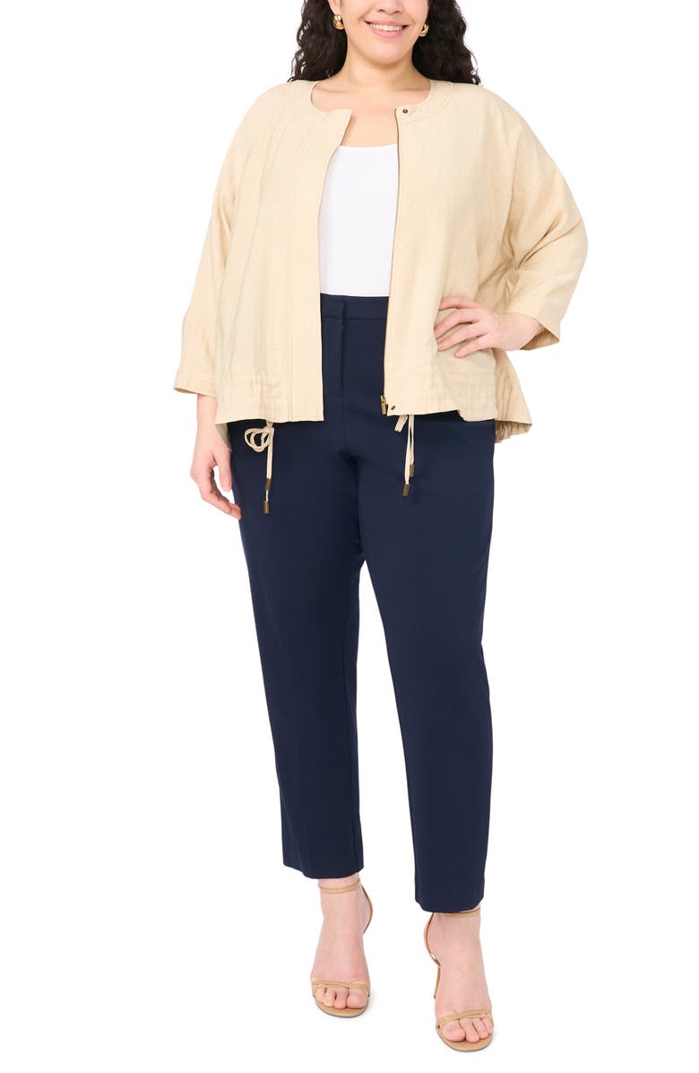 Vince Camuto Raglan Sleeve Jacket, Alternate, color, Birch