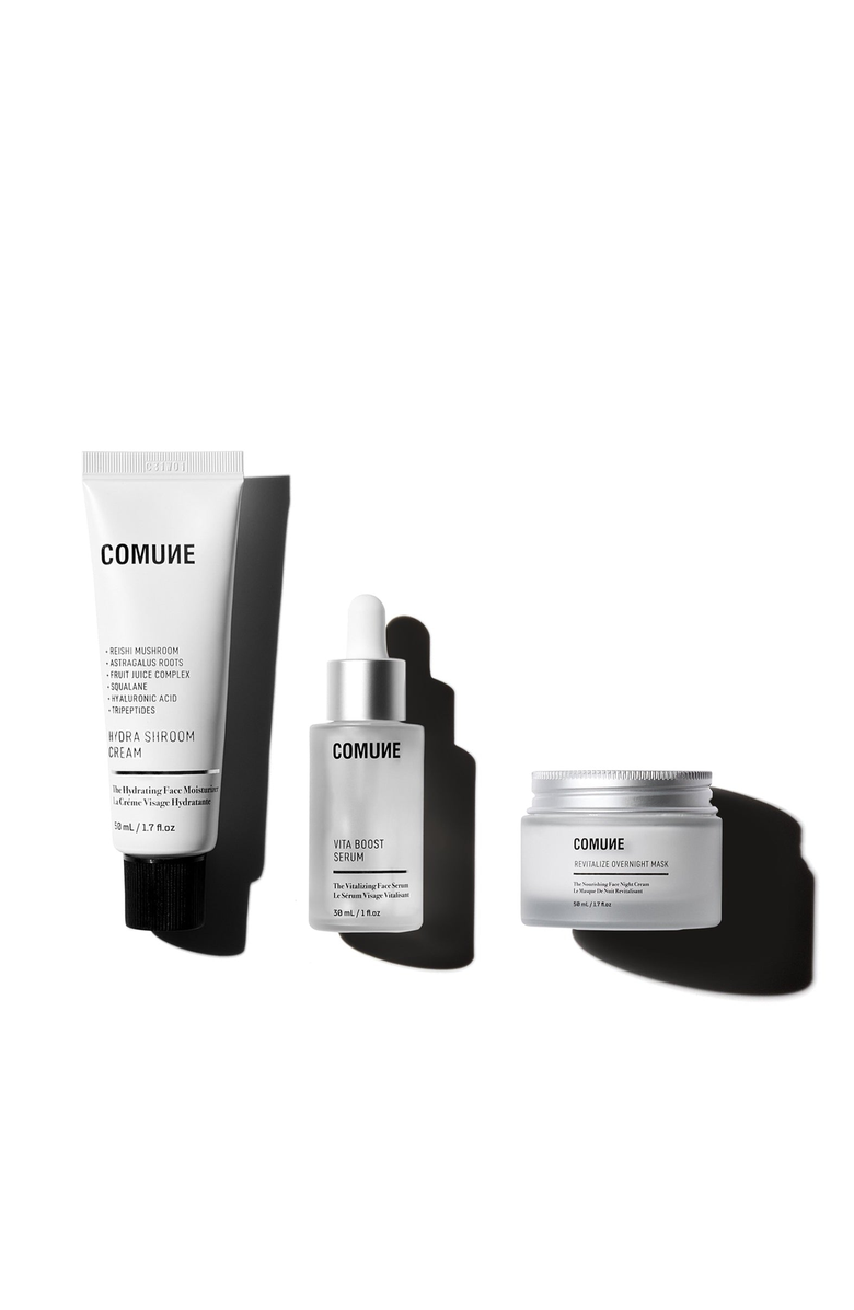 Comune Revitalizing Day and Night Skincare Trio, Main, color, NO COLOR