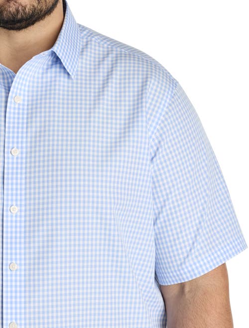 Untuckit Fit By Dxl Big & Tall Lawrence Grid-patterned Sport Shirt