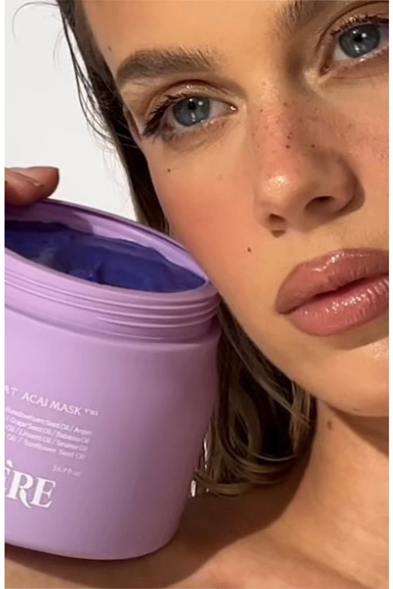 Color Éclat Açaí Color-Correcting Hair Mask, Alternate, color, Purple