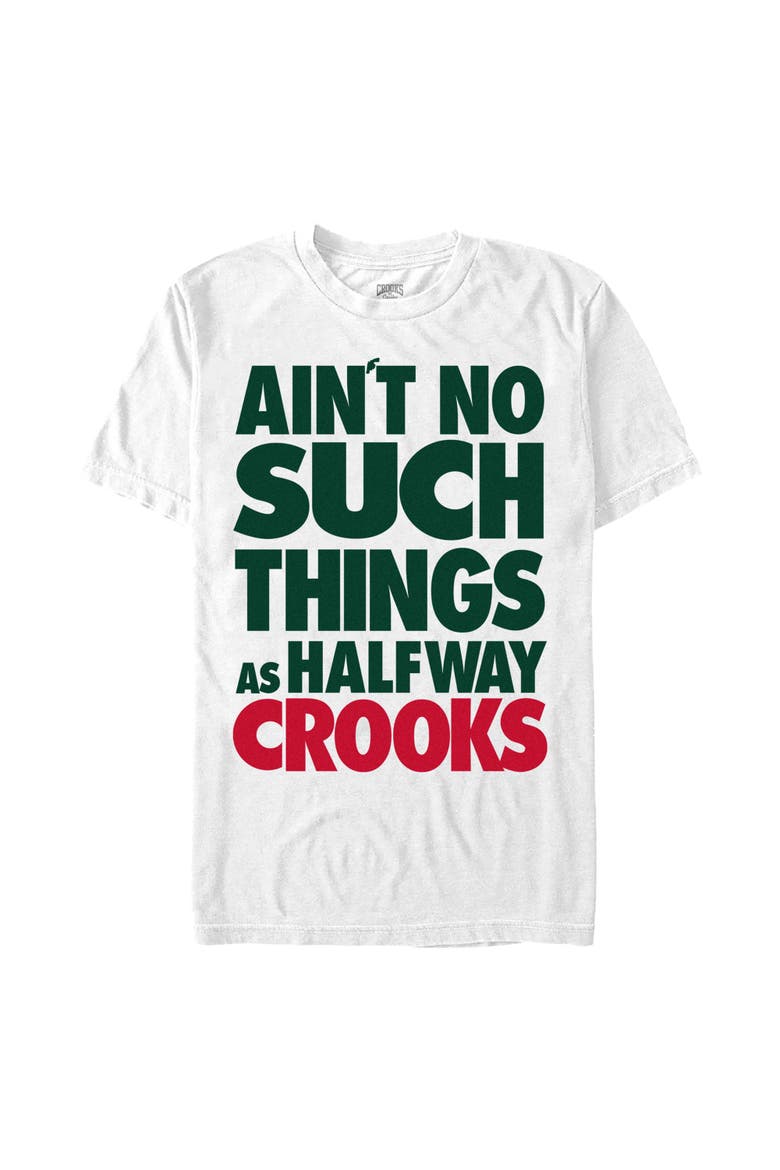 Men's Crooks & Castles Ain't No Such Things  Graphic T-Shirt, Main, color, White