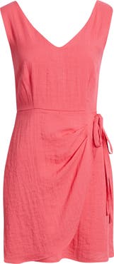 Sam Edelman Sleeveless Faux Wrap Minidress
