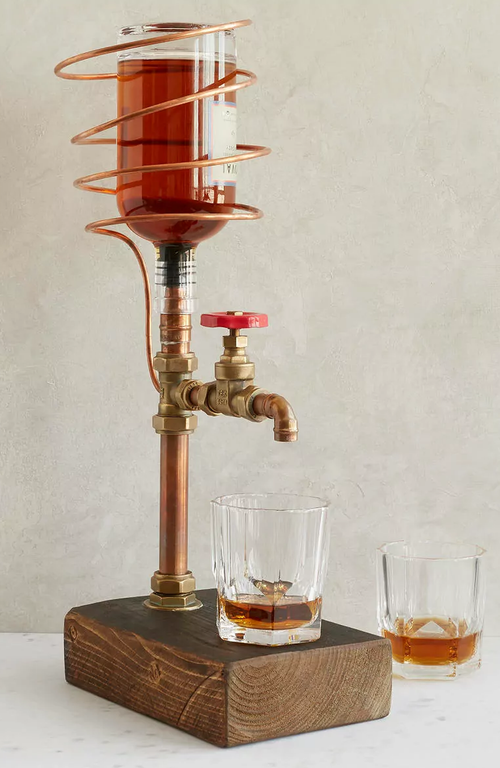 Uncommon Goods Industrial Drink Dispenser In Brown