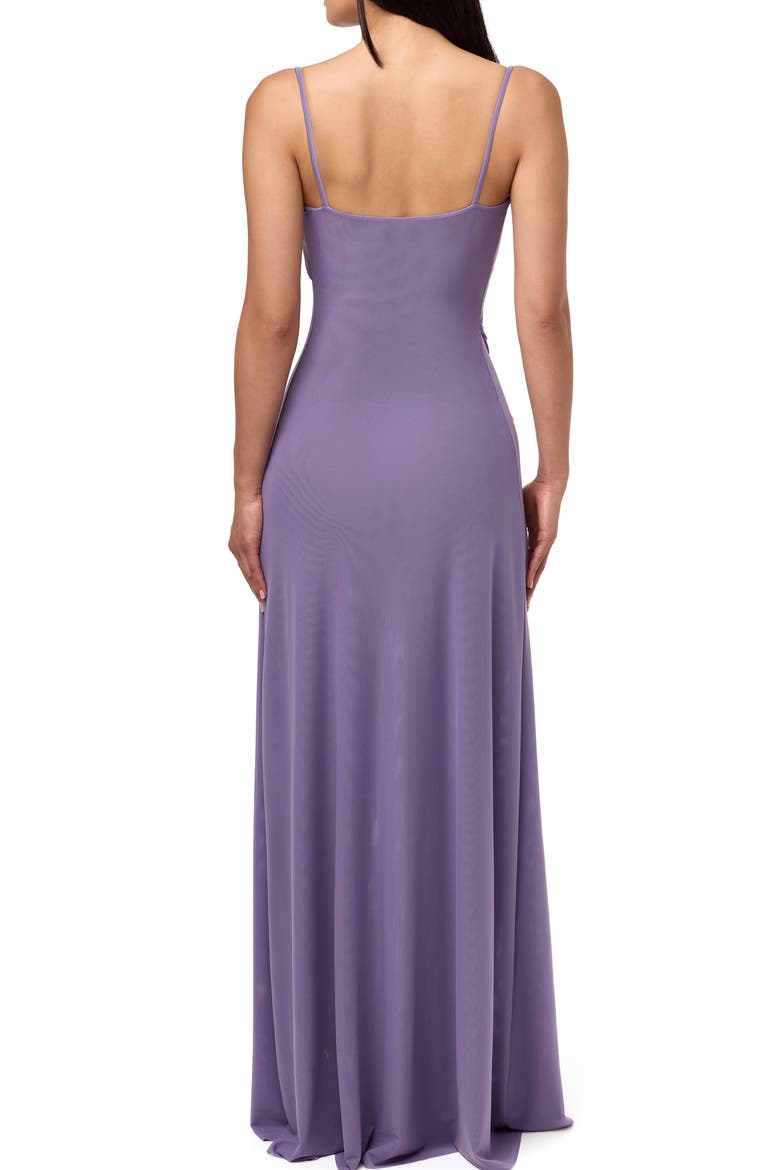 Mesh Overlay Maxi Dress, Alternate, color, LAVENDER
