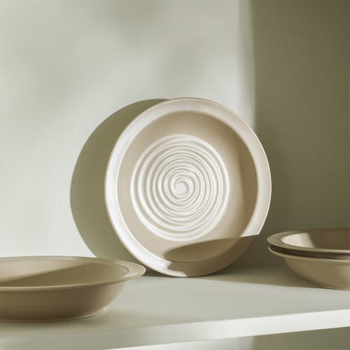 Stone Lain Orbit Stoneware 4-piece Pasta Bowl Set In Neutral