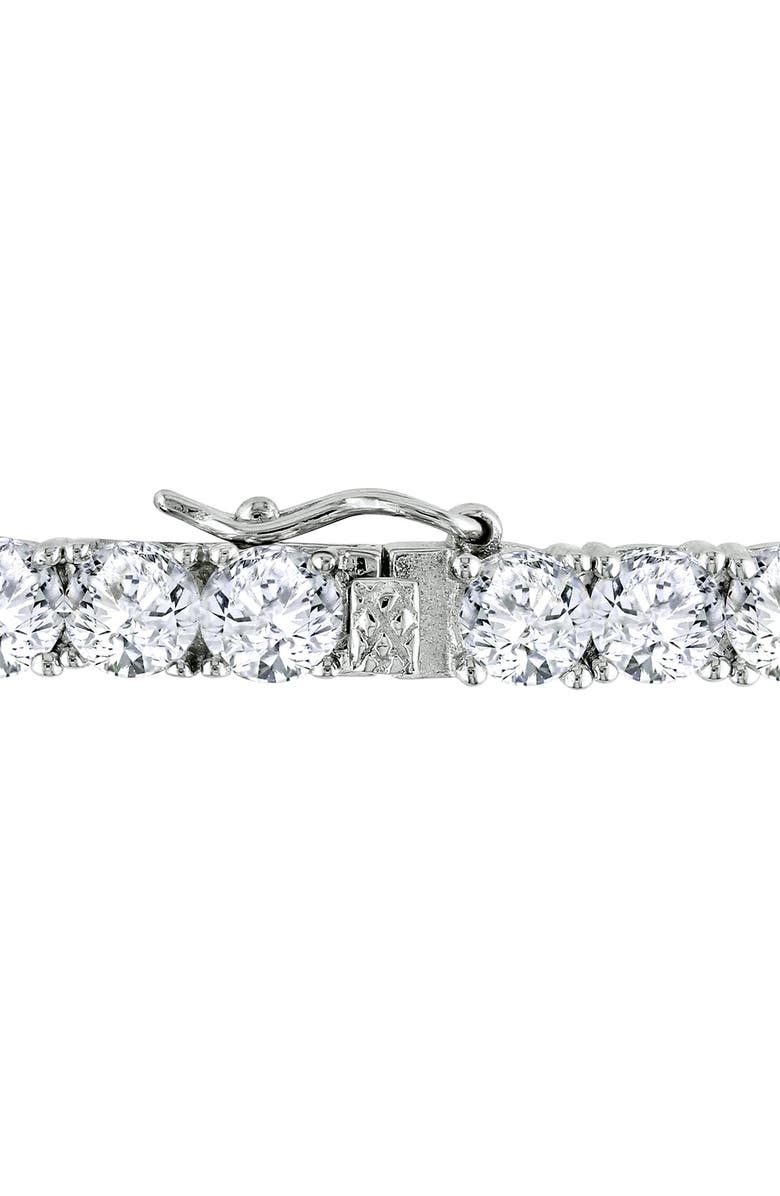 DELMAR Sterling Silver CZ Tennis Bracelet, Alternate, color, 