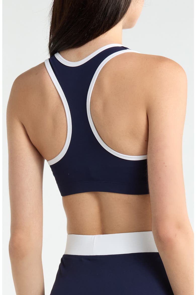 Sport Court Racerback Sports Bra, Alternate, color, NAVY/WHITE
