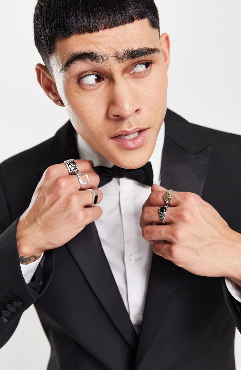 ASOS DESIGN Skinny Dinner Jacket, Alternate, color, 