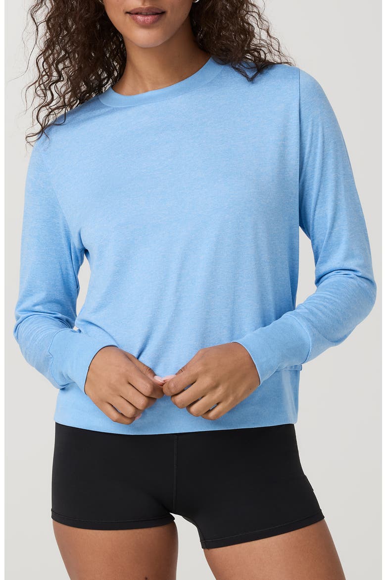 Daydream Crew T-Shirt, Main, color, OASIS BLUE HEATHER