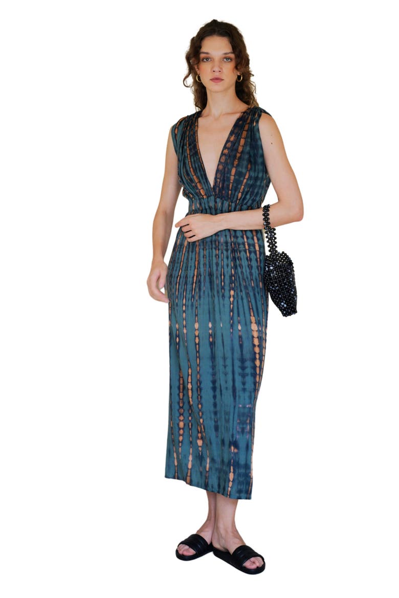Clara Maxi Slip Dress, Main, color, Blue