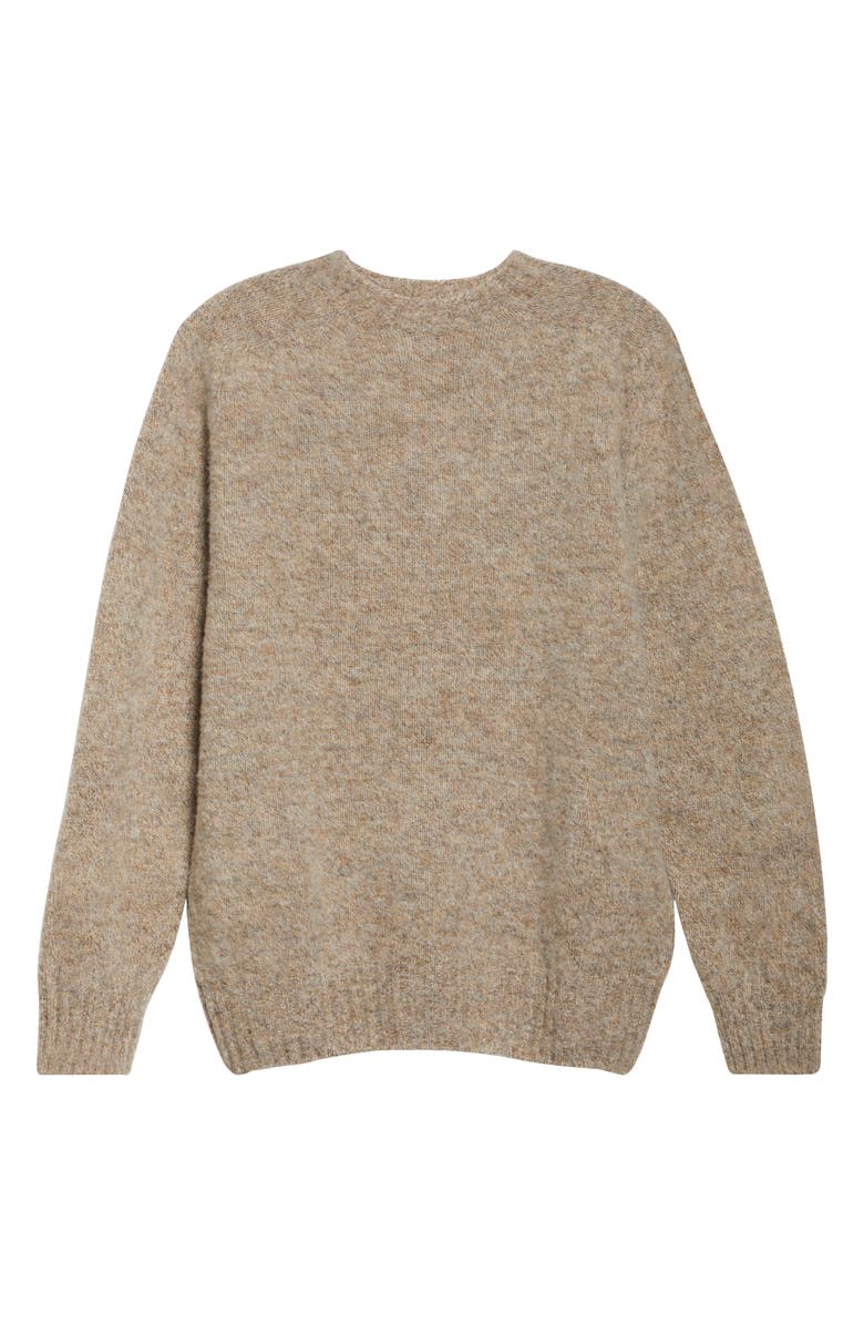 Sunspel Brushed Shetland Wool Sweater, Alternate, color, 