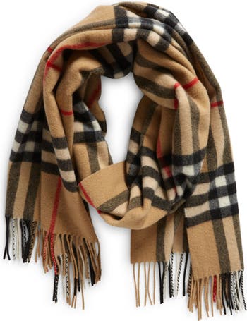 スカーフ BURBERRY MU WASHED GIANT CHK SCARF Burberry Giant Check Washed Cashmere Scarf | Nordstrom