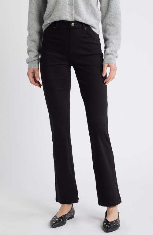 Hue Baby Bootcut Denim Leggings in Black  product