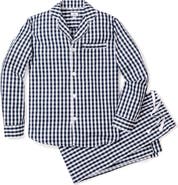 Petite Plume Men's Gingham Cotton Twill Pajamas