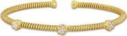 Julianna B. Cubic Zirconia Twist Station Bangle