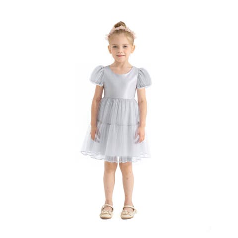 Eveline Puff-Sleeve Dress