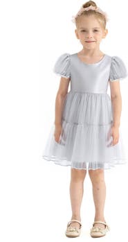 Mimi Tutu Eveline Puff-Sleeve Dress