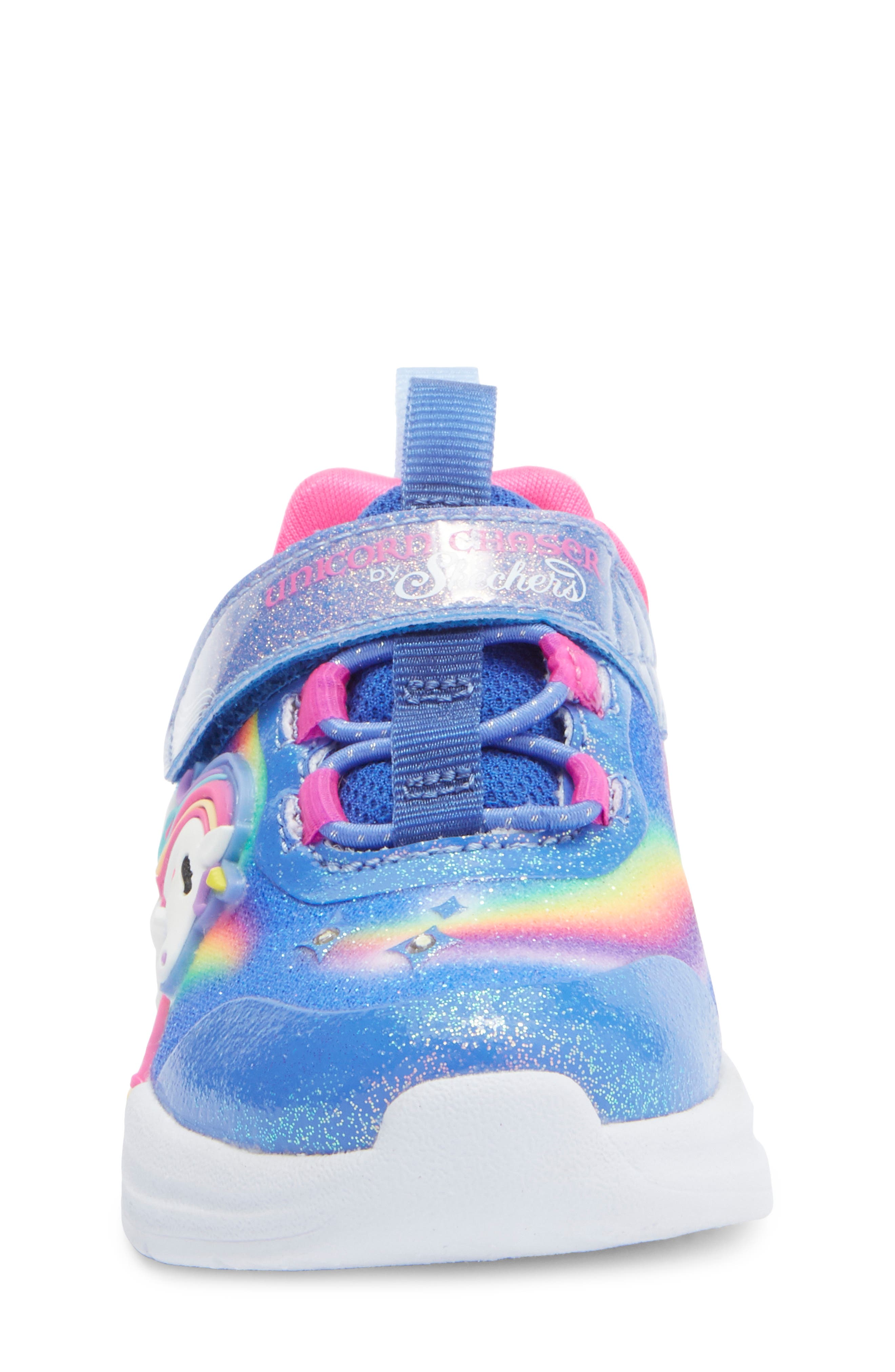 SKECHERS Kids
 Unicorn Chaser Sneaker, Alternate, color, Blue