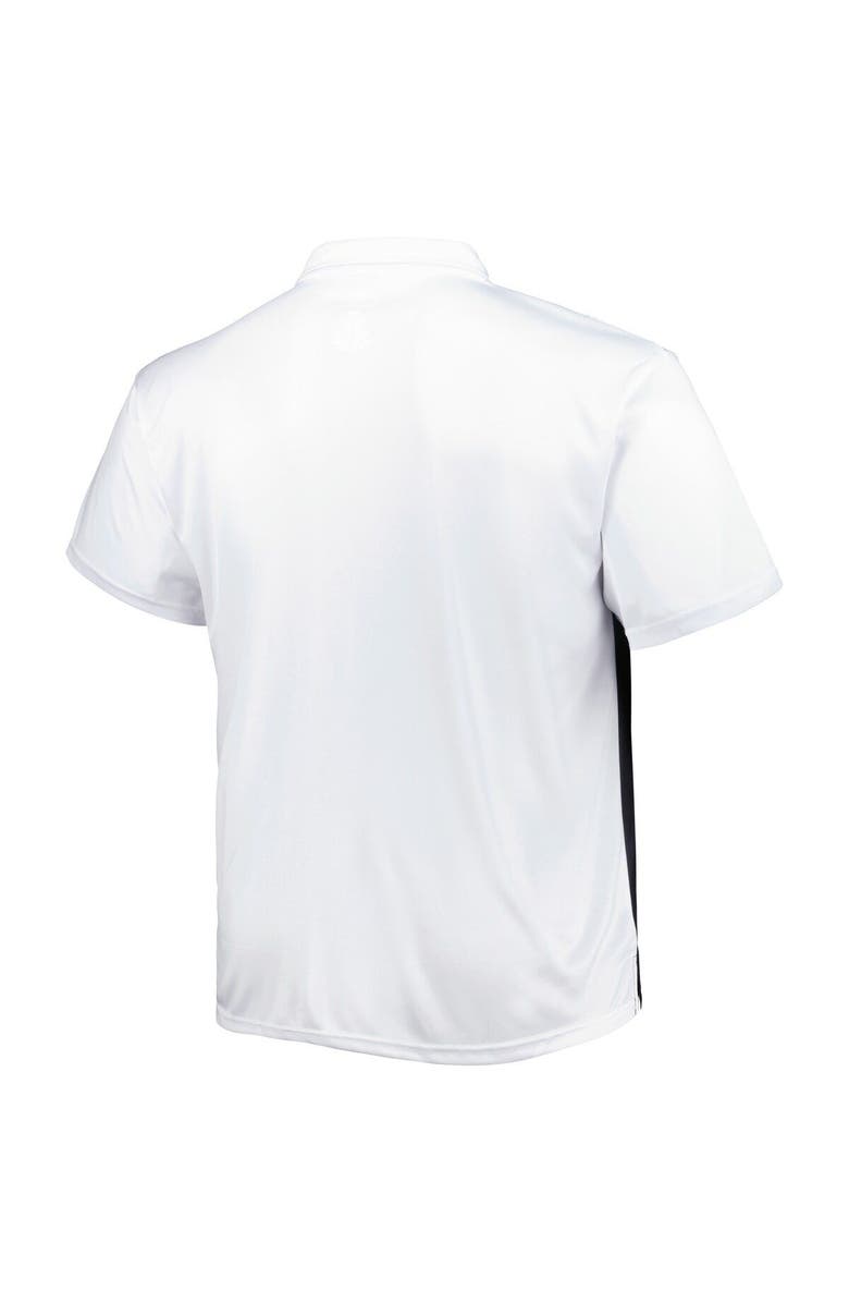 PROFILE Men's White/Black San Francisco Giants Big & Tall Sublimated Polo, Alternate, color, White