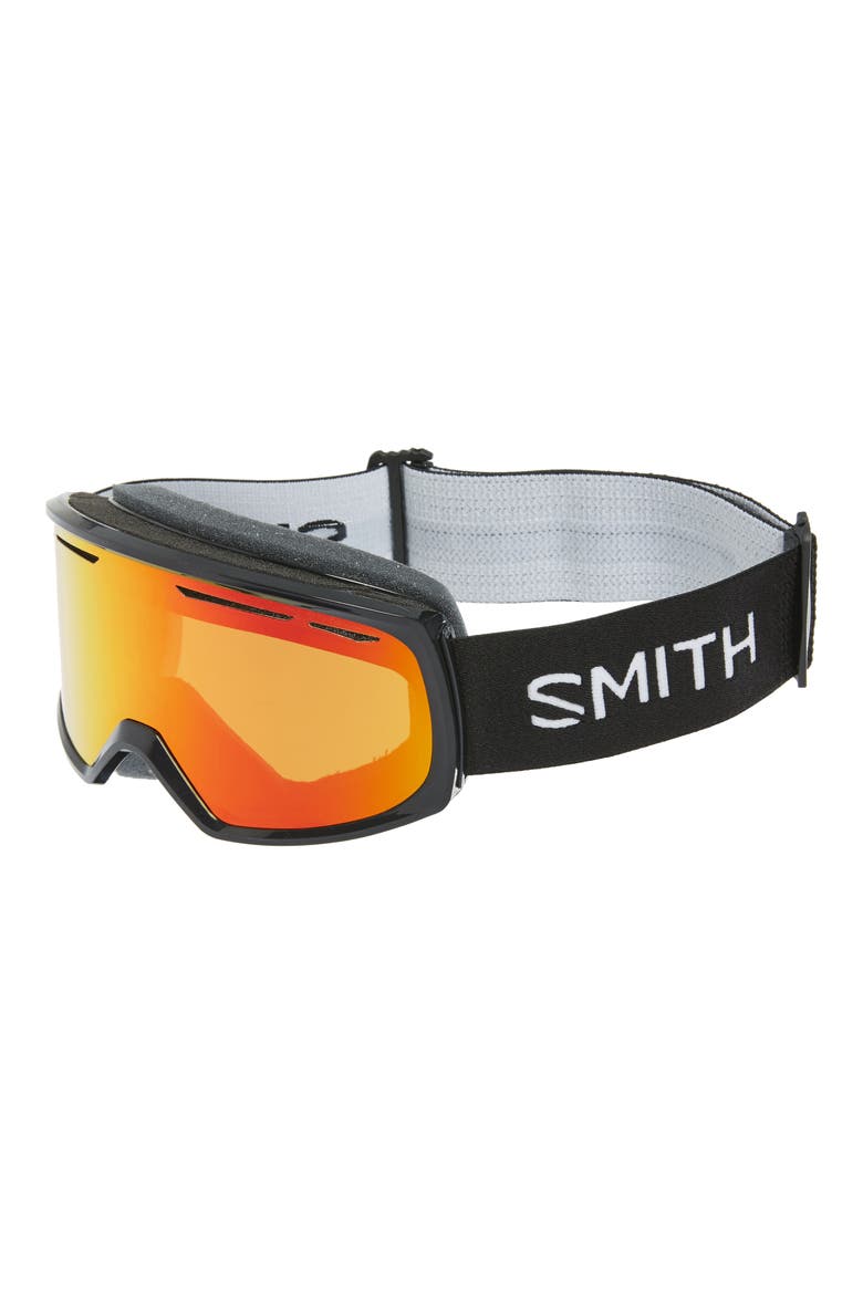 Drift 180mm Snow Goggles, Alternate, color, BLACK/ RED SOL-X MIRROR