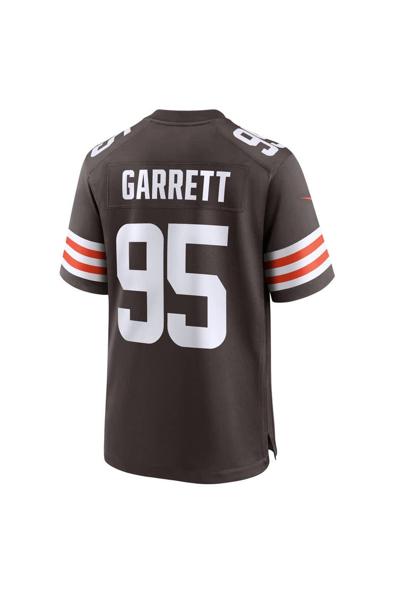 Men's Nike Myles Garrett  Brown Cleveland Browns Team Game Jersey, Alternate, color, Brown