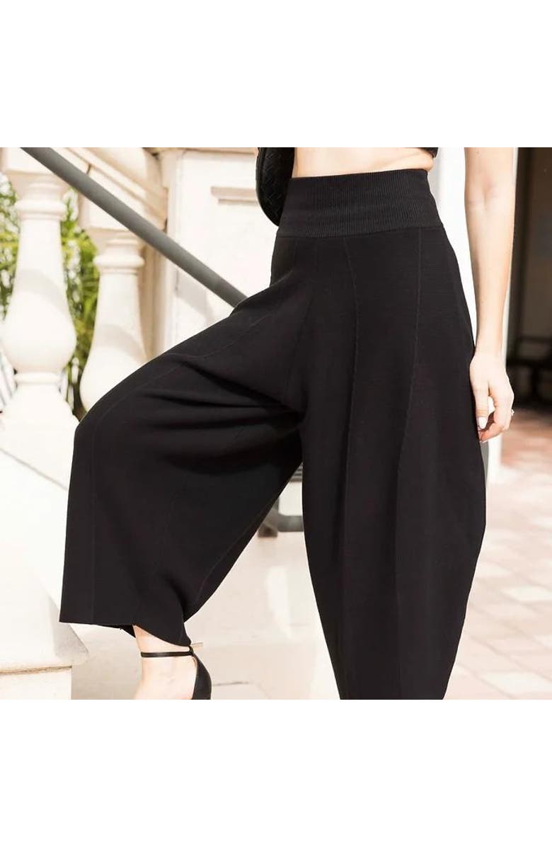LAS Loungewear The Japan Knit Jogger, Alternate, color, Black