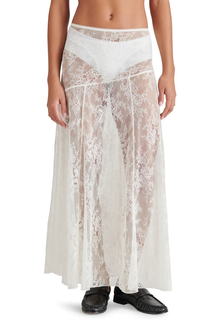 Veera Lace Maxi Skirt, Main, color, ANTIQUE