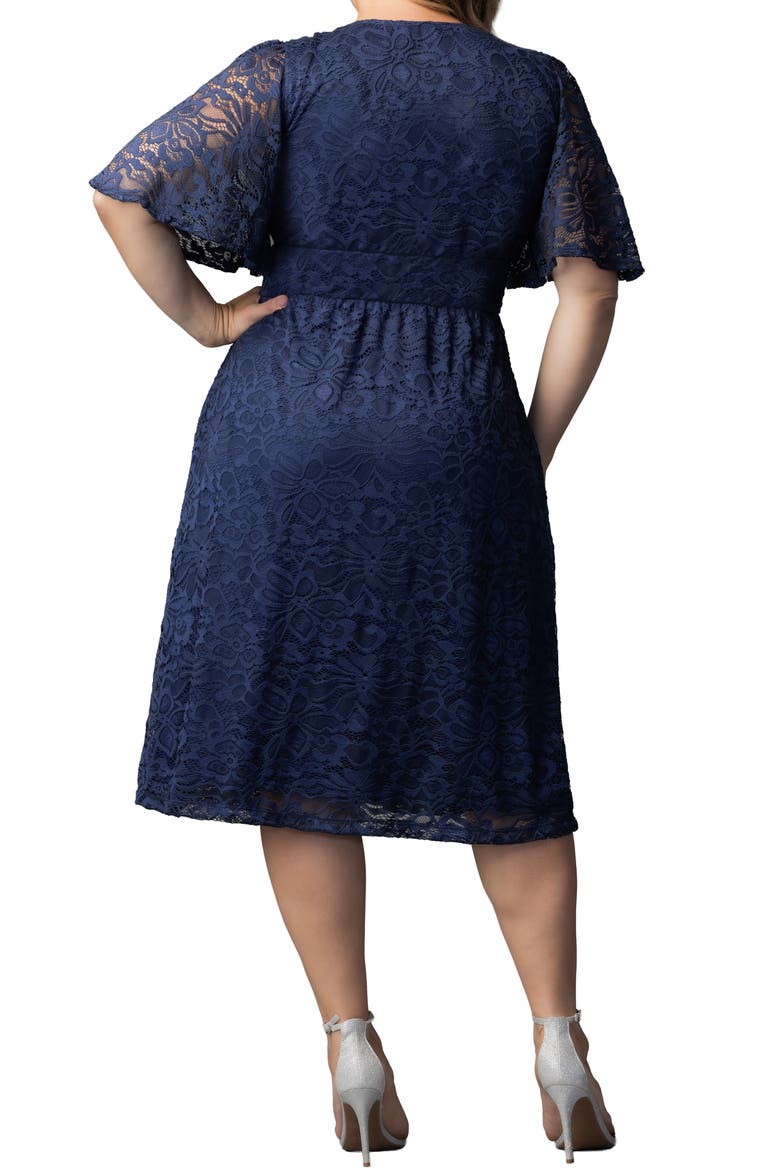 Fable Lace Cocktail Dress, Alternate, color, NOCTURNAL NAVY